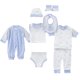thumbnail image 1 of Odeerbi Conjunto de Regalo de Layette de 8 Piezas 0-3 Meses Conjunto de Trajes de Algodón Regalo de Ducha Para Niños Y Niñas, 1 of 5