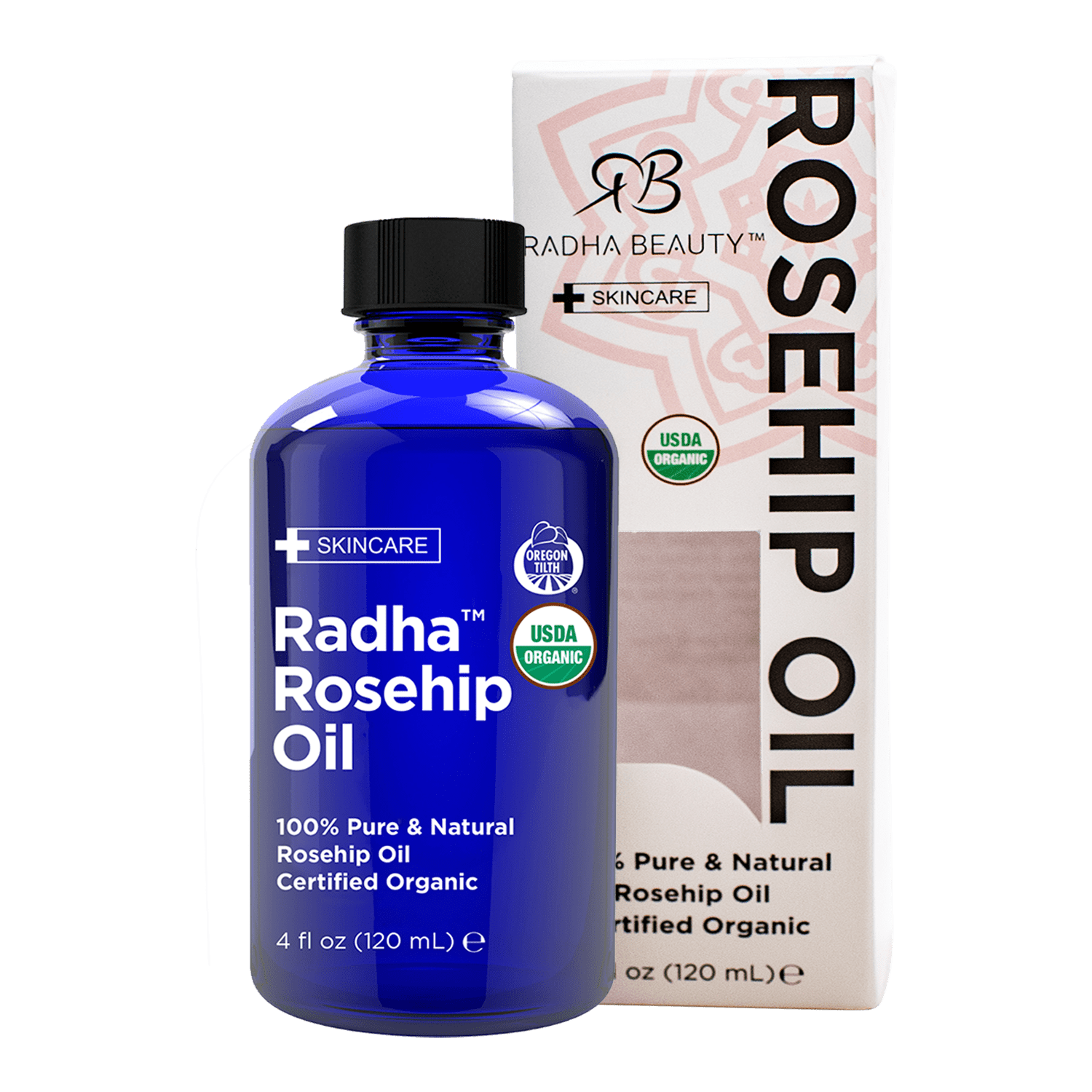 Radha Beauty Usda Certified Organic Radha Beauty Rosehip Oil Huge 4oz Bottle Walmart Com Walmart Com