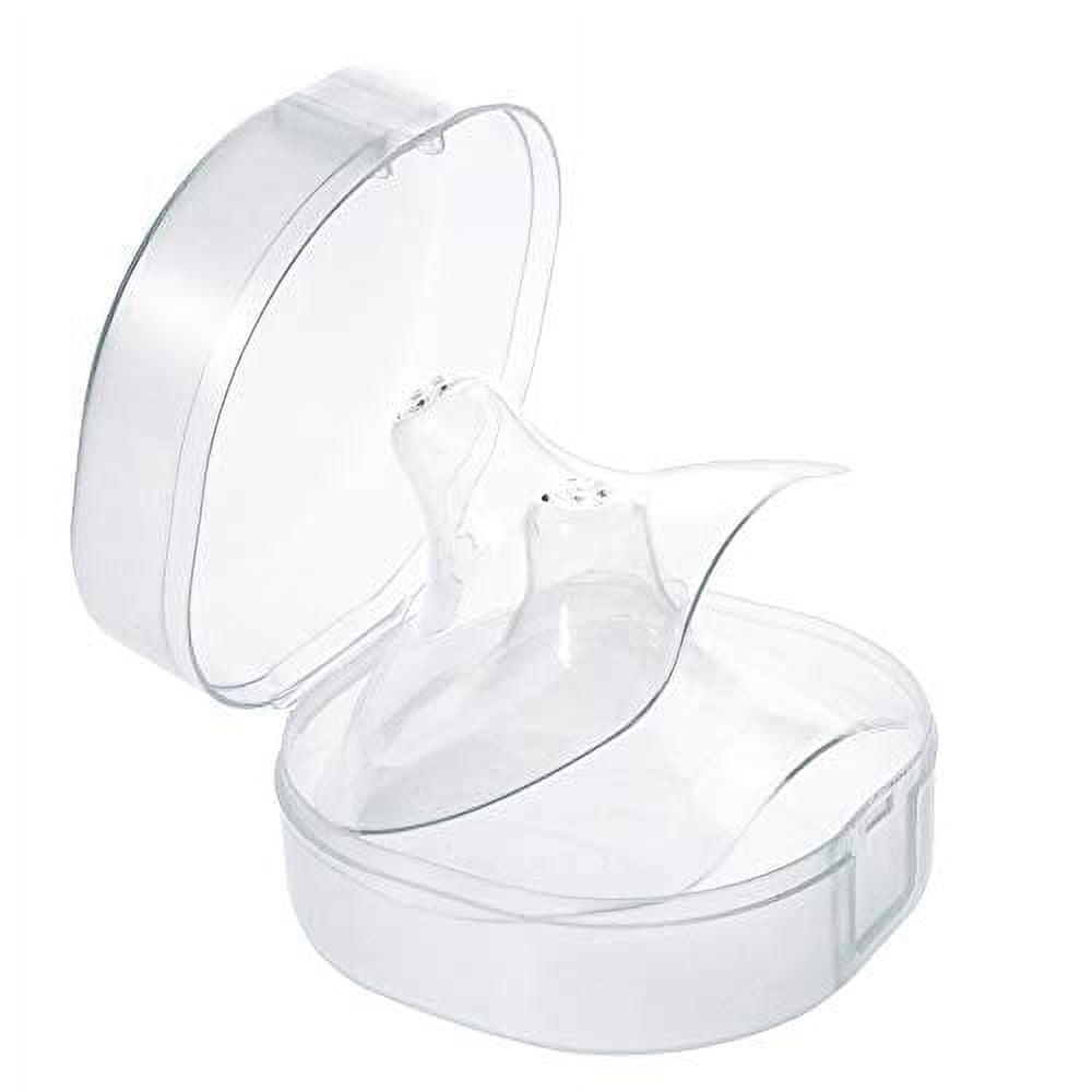 Haakaa Nippleshield Silicone Nipple Shields for Breastfeeding with Carry Case Ultra-Thin Super-Soft (15mm, 2pk)