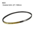 thumbnail image 3 of Unique Bargains M-23 Drive V-Belt 23' Effective Circumference Length Rubber Power Transmission Belt, 3 of 4