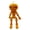 Gold, variant on Halloween Glow in the Dark Pumpkin Head Skeleton Figurine Color Changing Poseable Decor
