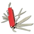 thumbnail image 4 of Navaja Multiusos con 11 Herramientas. Navajas Supervivencia Suiza. Navaja Táctica para Llavero. Cuchillo Herramienta Multiherramienta Pequeña de Bolsillo, Plegable, para Caza, Pesca, Camping o Setas ShuxiuWang  1327537037194, 4 of 5