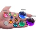 thumbnail image 2 of WWS-13mm Flat Back Round Acrylic Rhinestones Plastic Gems for Jewelry Making Costume Jewels Cosplay Embelishments - 50 Pieces (Red Ruby .TM), 2 of 4