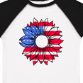 thumbnail image 4 of Inktastic American Flag Sunflower in Red White and Blue Boys or Girls Toddler T-Shirt, 4 of 5