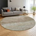 thumbnail image 6 of Addison Rugs Mayfield Premium Machine Washable Transitional Modern Beige Round Rug, 8' x 8', 6 of 6