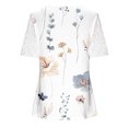 thumbnail image 5 of ICHUANYI Clearance Women's Fashion Casual Plus Size Lace V-Neck Short Sleeve Blouse T-Shirt Tops(White, XXL) ICHUANYI WER2023080816656, 5 of 5