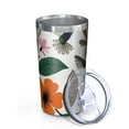thumbnail image 2 of Pioneer Flower and Bird 10oz Tumblers Stainless Steel Tumbler with Lid and Straw,Vacuum Insulated Double Wall Travel Tumbler Cups with Cleaning Brush for Coffee, Tea, 2 of 4