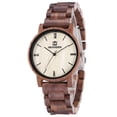 thumbnail image 4 of Reloj de cuarzo de madera para hombres y mujeres, relojes de moda ligeros hechos a mano, cumpleaños de Navidad, regalo del día del padre para los novios del padre y el marido Xemadio FLD-3920, 4 of 6