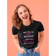 thumbnail image 2 of They Call Me Aunt Partners In Crime Graphic Women Black T-Shirt, Female Medium, 2 of 4