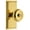 Lifetime Brass, variant on Grandeur 825249 Carre Solid Brass Rose Privacy Door Knob Set - Brass