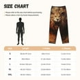 thumbnail image 5 of Fotbe Cool Fire Lion Women's Pajama Pants,Sleepwear Pants,Pj Bottoms Drawstring And Pockets-X-Large, 5 of 7
