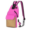 thumbnail image 1 of Bolso de pecho de color Bolso de pecho de doble hombro, 1 of 5