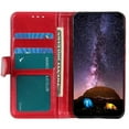 thumbnail image 2 of For Iphone 14 Mirror Window Crazy Horse Pattern Mobile Phone Protective Leather Case Red, 2 of 5
