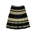 thumbnail image 2 of Hanley Mellon Women's Tribal Stripe Skirt 4 Black & Beige, 2 of 2
