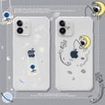thumbnail image 2 of Carcasa Para IPhone 7 Plus 11 6 6S 8 12 Mini 12 PRO 13 Max X Se 2020 XR XSMAX 6SPlus 7Plus 6Plus 8Plus XS Creative Astronauta Transparente Soft Case TPU, 2 of 4