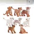 thumbnail image 3 of Visland Simulation Wild Zoo Lion Tiger Animals Action Figures Model Educational Toy for Play, 3 of 8