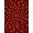 Red Orange Black, Pattern 4, variant on ODIKA Optical Illusion With Symmetrical Molten Volcano Motif Flame Flowing Dynamic for Entryway, Kitchen, Mudroom, Stain Resistant Flatwoven