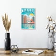 thumbnail image 2 of Elephant Stock Montreal Tourism Vintage Poster Wall Art - Vertical Canvas Wall Art - Living Room Wall Decor - Places Canvas - Beige And Teal Decor - 8" x 12", 2 of 8