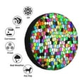 thumbnail image 5 of Bingfone Colorful Tie Dye Stained Glass Spare Tire Cover Weatherproof Universal Wheel Protectors For Rv Camper Travel Trailer Suv Truck 15 Inch, 5 of 9