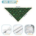 thumbnail image 6 of Dog Bandana 2 Pack,Green Christmas Tree and Star Pattern Bandanas for Dogs,Cat Bandana,Small/ Large Dog Bandana 2 Size,Dog Bandanas Girl Boy, 6 of 6