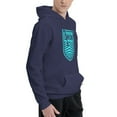 thumbnail image 3 of Monterey Bay Fc Men Fleece Hoodie Casual Pullover Sweatshirt With Kangaroo Pocket, 3 of 6