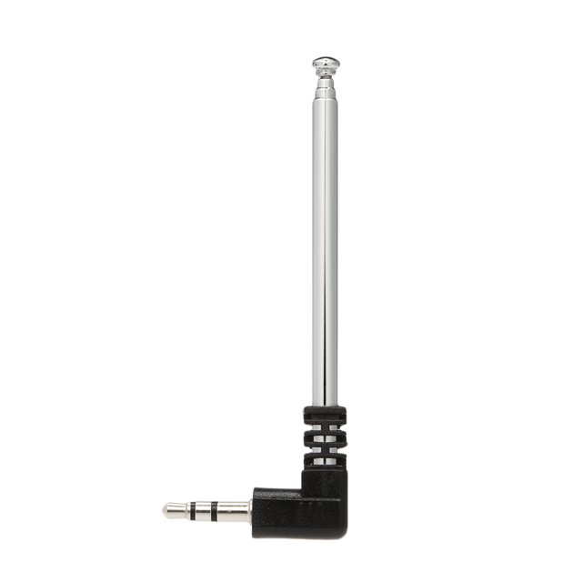 Antenne Radio FM 3,5mm Rétractable Aérienne 4 Sections en Forme de L 240mm