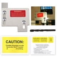 thumbnail image 4 of Generator Interlock Plate Kit, Corrosion Resistance Thick Steel Drill Bit Generator Electrical Interlock Stable  for 150A Panel 1-1/4in, 4 of 7