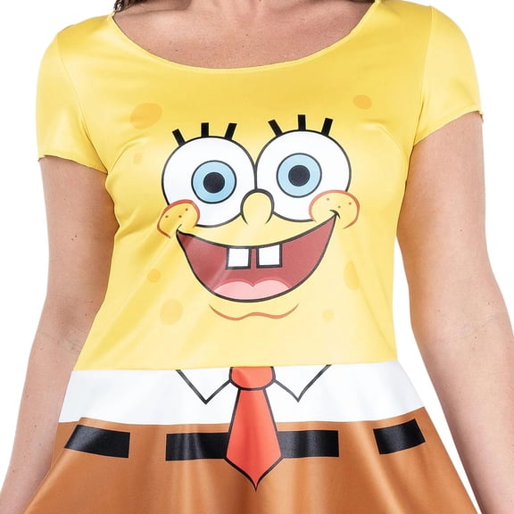 SpongeBob SquarePants Men's Halloween Classic Costume Dress - Yellow Medium
