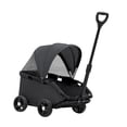 thumbnail image 2 of Cochecito para mascotas, carrito para perros y gatos, transpirable, de 4 ruedas, plegable, para gatitos, cachorros, conejos, compras y acampadas. negro, 2 of 8