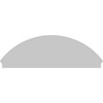 thumbnail image 5 of Ekena Millwork 84"W x 27-7/8"H x 2-3/4"P Segment Arch 3 Spoke Architectural Grade PVC Combination Pediment, 5 of 7