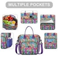 thumbnail image 2 of Pioneer Flower Floral Print Pattern Womens Lunch Box for Work,Insulated Large Lunch Bag for Tween and Teen,Loncheras Para Mujer,Leakproof Adult Lunch Bag for Work,Beach,Travel,Picnic,Camping, 2 of 7
