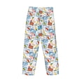 thumbnail image 5 of Goofa Summer Stamp Printed Soft Pajama Pants for Men, Wide Leg Comfy Casual Lounge Yoga Pants-Small, 5 of 9