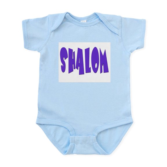 CafePress - SHALOM Infant Bodysuit - Baby Light Bodysuit, Size Newborn - 24 Months