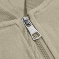 thumbnail image 6 of Agkizg Men's Fall Winter Jackets, Solid Stand Collar Jacket Raglan Sleeves Elastic Cuffs Versatile Daily Long Sleeve Casual Outerwear, 6 of 7