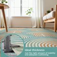 thumbnail image 6 of RUG ROBOT 6'x9' Abstract Area Rugs for Living Room, Non Slip Washable Rugs for Bedroom, Dining Room, Boho Mid Century Modern Colored Indoor Abstract Rainbow Carpet, Orange/Green, 6 of 8