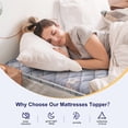 thumbnail image 6 of LILYVIBEBEARHAPPY Ultra Soft Twin XL 3" Premium Foam Mattress Topper - High-Density, Breathable & Hypoallergenic for Back Pain Relief,Twin XL (39"X80"), 6 of 9