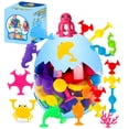 thumbnail image 1 of Bath Toys HYSZXUS, ventosa, 27 unidades, para niños de 4 a 8 años, 1 of 6