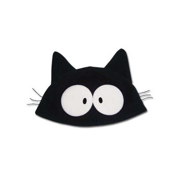 Beanie Cap - FLCL - New Takkun Black Cat Fleece Anime Hat Licensed ge2393