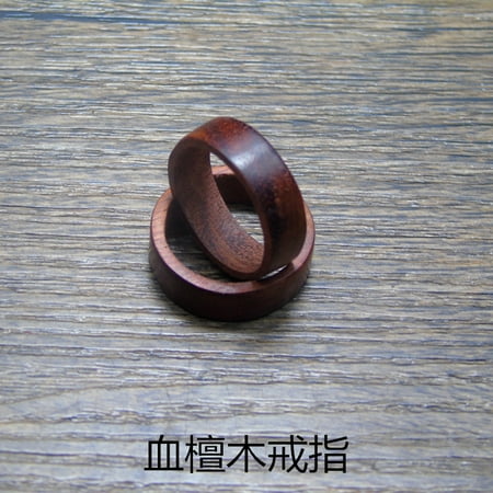 

ebony ring blood sandalwood finger ring buckle retro wrench Net red practical men‘s and women‘s jewelry wood ring crafts