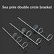 thumbnail image 4 of Soporte De Doble Anillo Para Caa De Pescar, De Metal Fundido, 30 Cm De Largo, Diseo Sencillo, Para Montaje En Suelo. Ideal Para Pesca En Rocas, Precisin De Lance Y Lances a Larga, Ukhbmc, 4 of 8