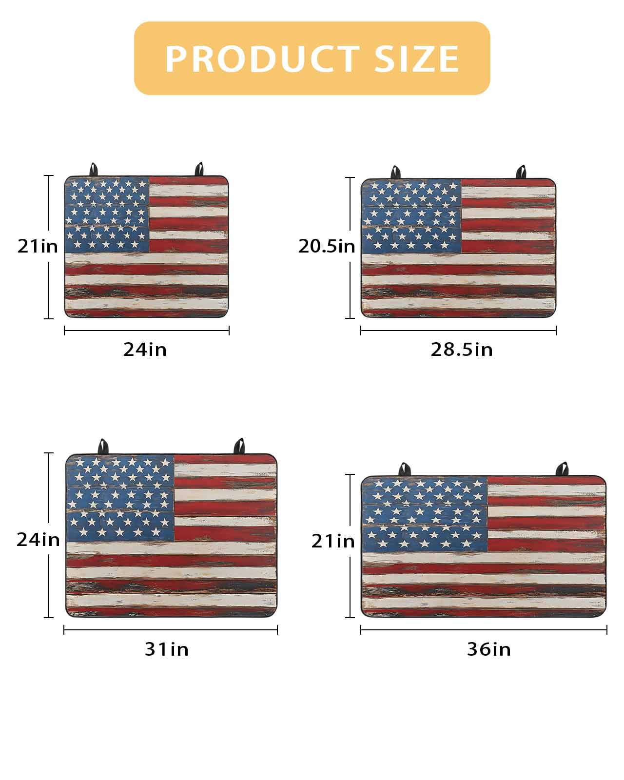 nqOlkjepod Large Induction Cooktop Protector Mat 36"x21", Farmhouse American Flag Stove Top Covers for Electric Stove, Blue Red USA Flag Vintage Stove Burner Cover Mats, Glass Top Stove Cover