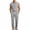 Dark Gray, variant on LEKWK Men Linen Sets Outfits 2 Piece Sleeveless Button Down Collared Tops and Tie Waist Straight Leg Pants Lightweight Summer Fashion Beach Vacation Outfits