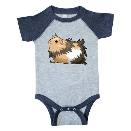 

Inktastic Cute Long Haired Guinea Pig Gift Baby Boy or Baby Girl Bodysuit