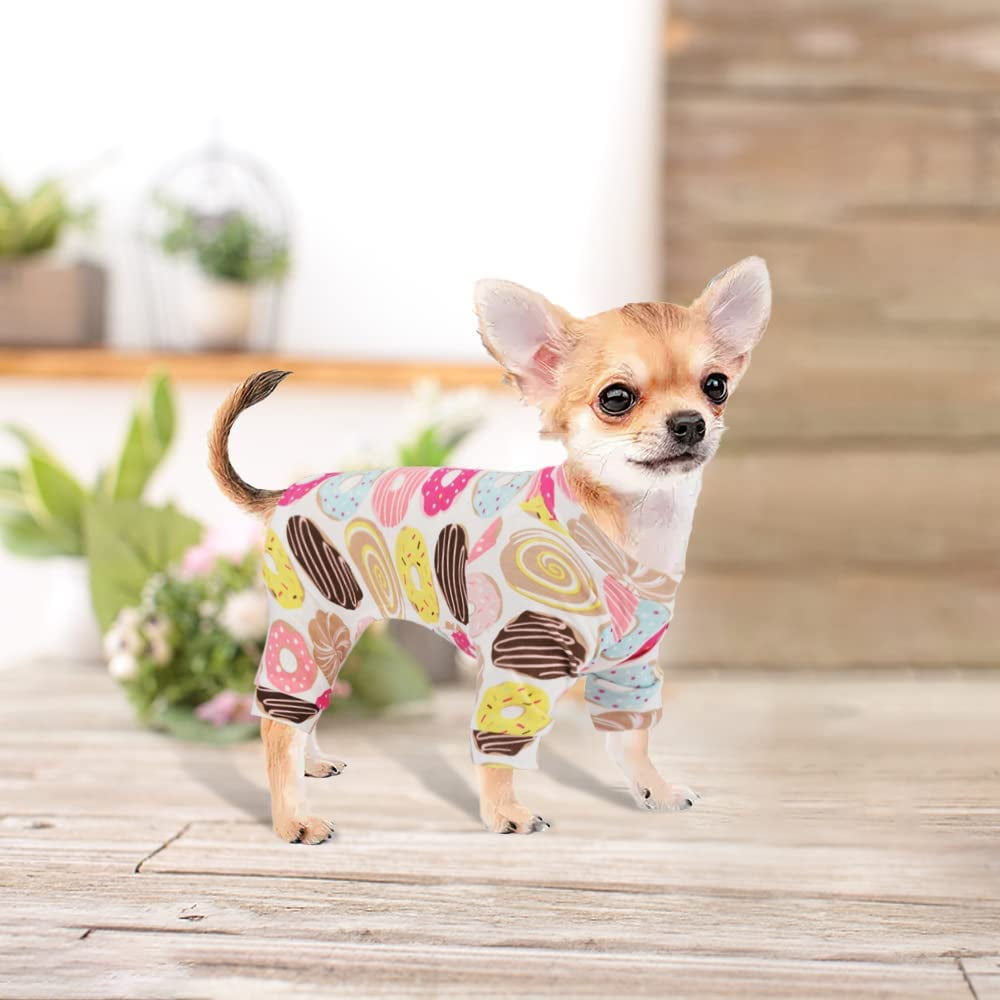 Dog Clothes for Small Dogs Girl Boy Chihuahua Pajamas Summer Puppy Pjs Summer Pet Onesies for Teacup Shih Tzu Teacup Cute Cat Outfits Apparel Doggie Jumpsuit shape2 in Nepal at NPR