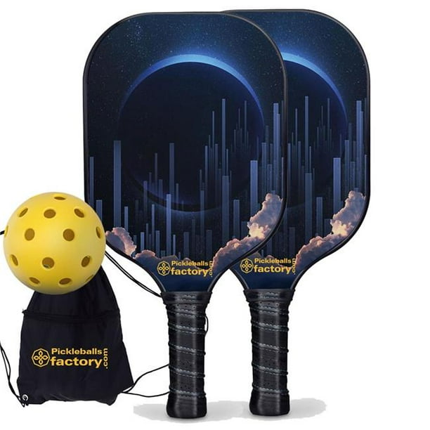 Pickleball Factory PB000301C Pickleball Paddle Set Lunar Eclipse