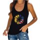 thumbnail image 1 of Blusa informal sin mangas con estampado de verano para mujer de Independence Day Fashion Fridja  gh1882, 1 of 6