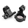 thumbnail image 3 of Black Universal Adjustable Rotatable CNC Billet Clip Ons Fork Tube Handlebar Kit 51mm, 3 of 11