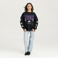 thumbnail image 3 of Women's Gameday Couture  Black TCU Horned Frogs Pure Victory Relaxed Rhinestone Pullover Sweatshirt, 3 of 4