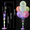 1set colorful LED stand, variant on Balloon Stand Kit for Floor 1 Set Balloon Sticks with Base Clear Balloon Holders for Table Balloon Table Stands Fastener for Wedding Birthday Garden Party Celebration 28inch Height
