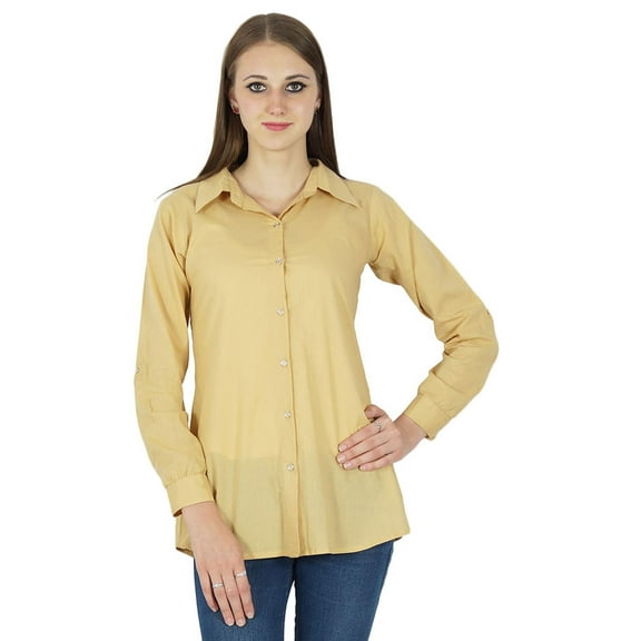 Casual Tunic Women Boho Top Wear Shirt Clothing Cotton Summer Sundress